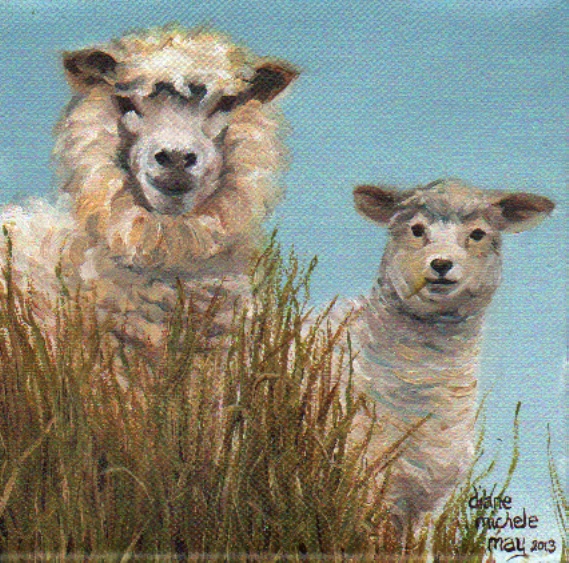 Sandy's Cousin's Sheep, 100res