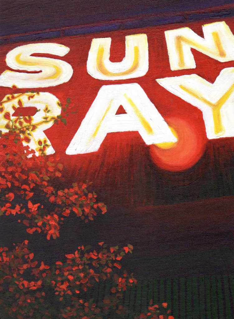 Sun Ray Acrylic Painting, 24bit, 100RES