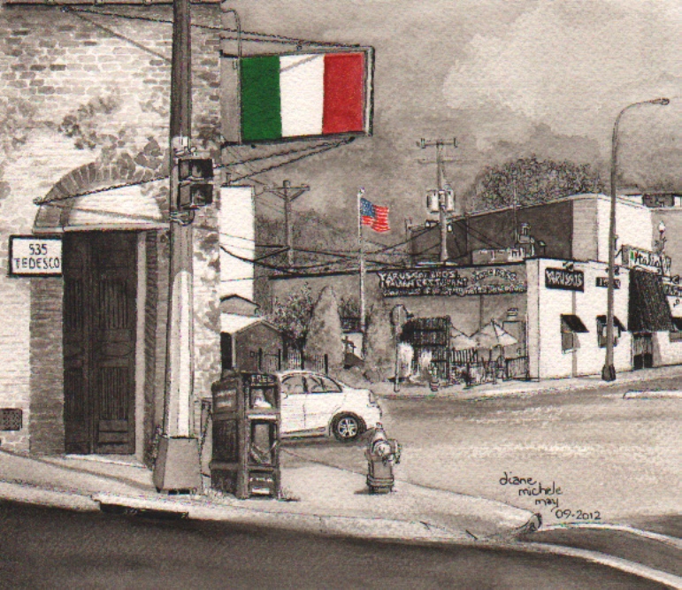 The Italian-American Corner; Morelli's and Yarusso's, 24bit, 100res